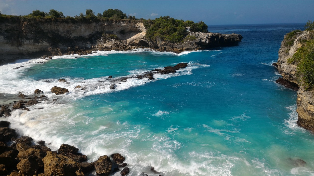 Laguna na ostrvu Bali