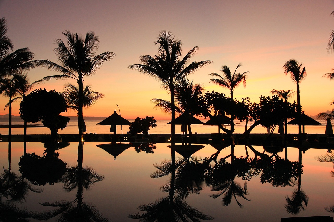 Zalazak sunca na ostrvu Bali